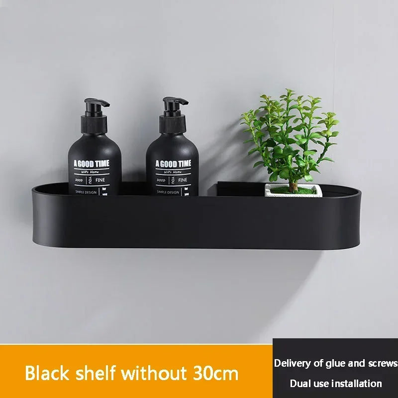 Aluminum Toilet Storage Rack Wall Mounted Bathroom Storage Rack Things for Bathrooms Organizer Bathroom Accessory