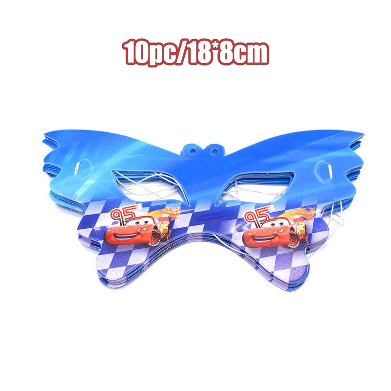 Disney Cars Birthday Decoration Cartoon Lightning Mcqueen Party Paper Plates Napkins Cups Balloon Event Supplies Baby Shower Kid