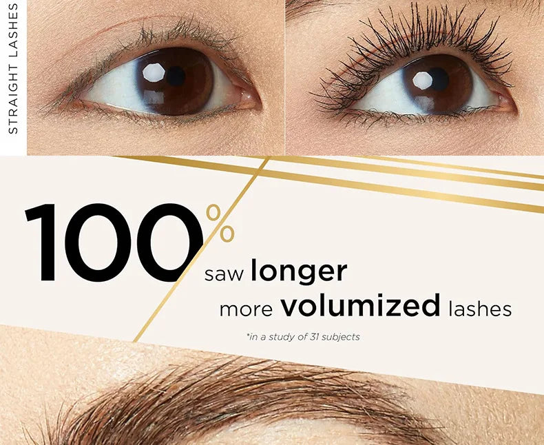 Tubular mascara waterproof, sweat-proof, non-smudge, long and curly eyeliner liquid combination set