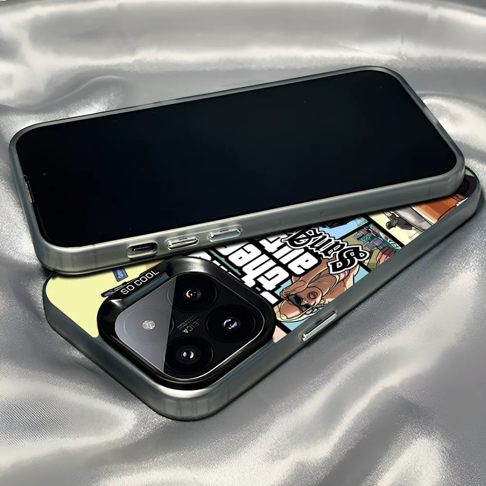 Epc San Andreas G-GTA IMD Phone Case For iPhone 16 15 14 13 12 11 Pro Max Plus Color Silver Cover