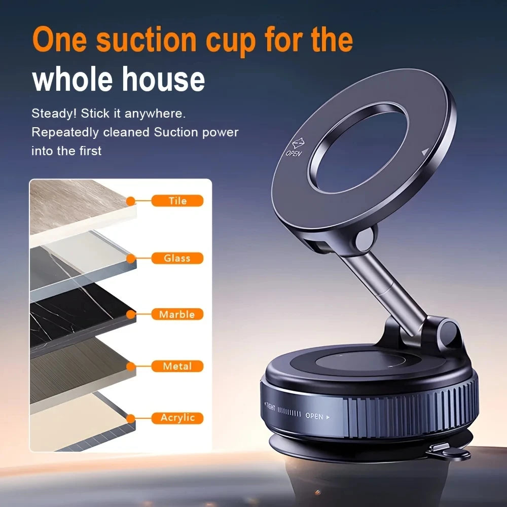Xiaomi MIJIA CAR Phone Magnetic Stand Multi-Functional Vacuum Adsorption Stretching And Folding 360° Rotate Navigation Stand
