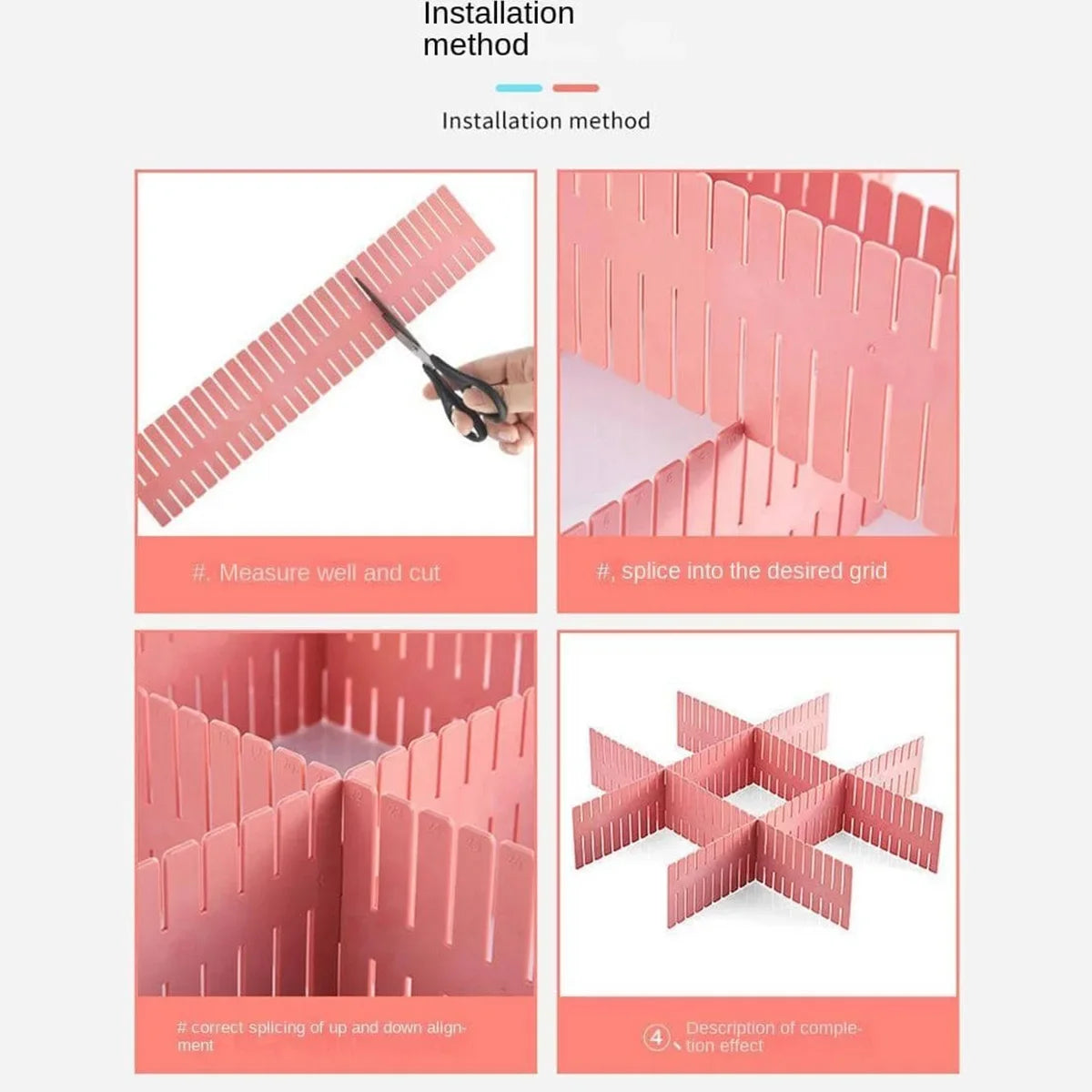 Drawer Organizer Divider Adjustable Household Storage cabinet Combination Partition Underwear Socks Sundries cajones escritorio