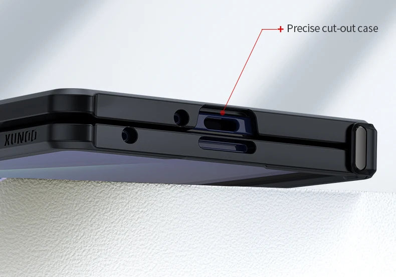 Xundd For Samsung Galaxy Z Fold 7 Case For Galaxy Z Flip 7 Shockproof Phone Case Z Fold 7 Transparent Case Anti-Yellowing Case