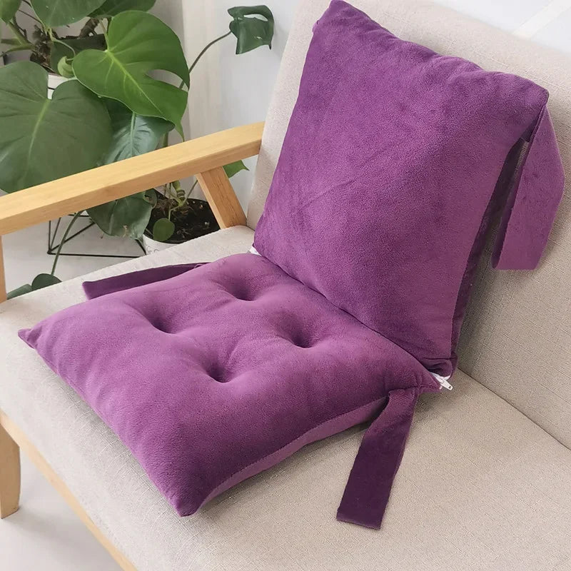 40X80CM Recliner Chair Seat Cushion - With Back Support Indoor Outdoor Pad Garden Patio Home Office Sofa Buttocks Comfort Mat