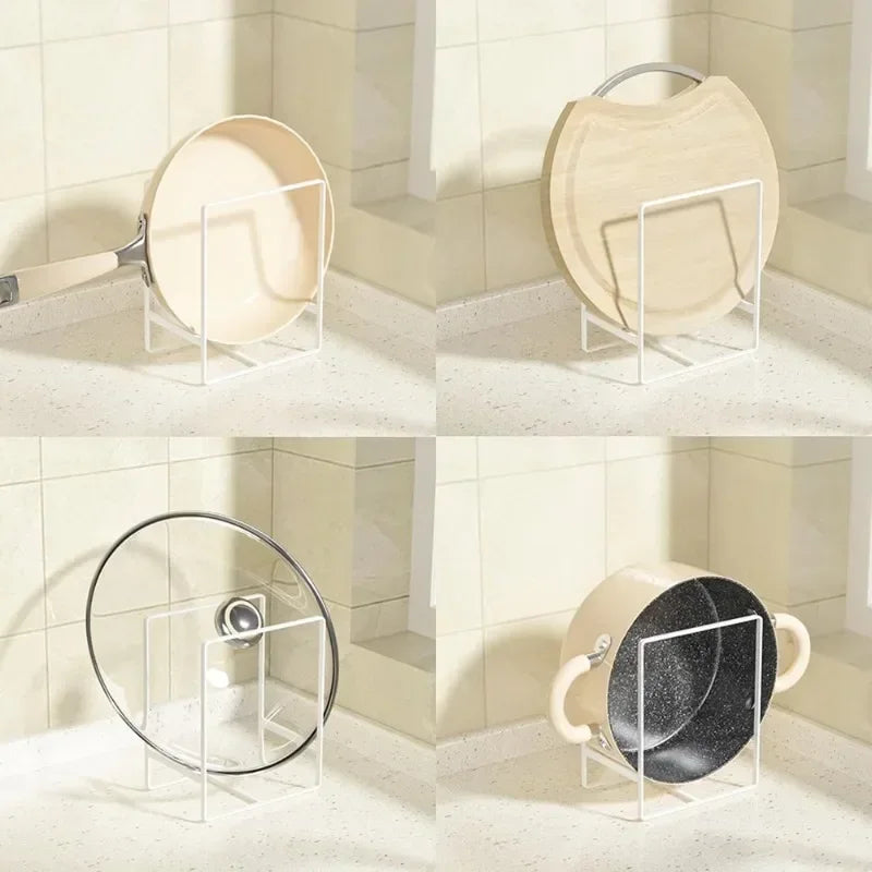 Kitchen Cabinet And Storage Stainless Steel Shelf Vertical Cookings Utensil Holder Organizer For Kitchen Plates Bowls Cups