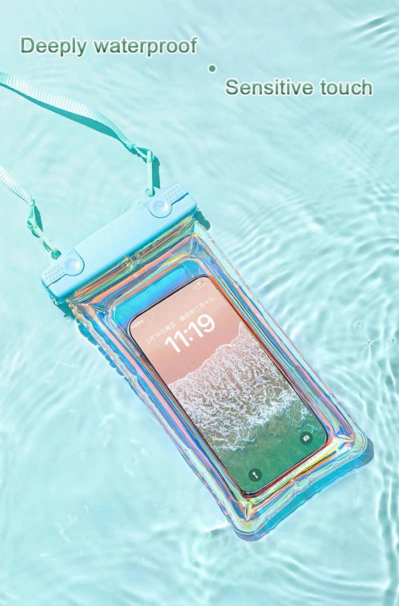 Swimming Bags Waterproof Phone Case  For iPhone 15 14 13 12 11 Pro Max X Xiaomi 13 Samsung S23 Universal Waterproof Bag