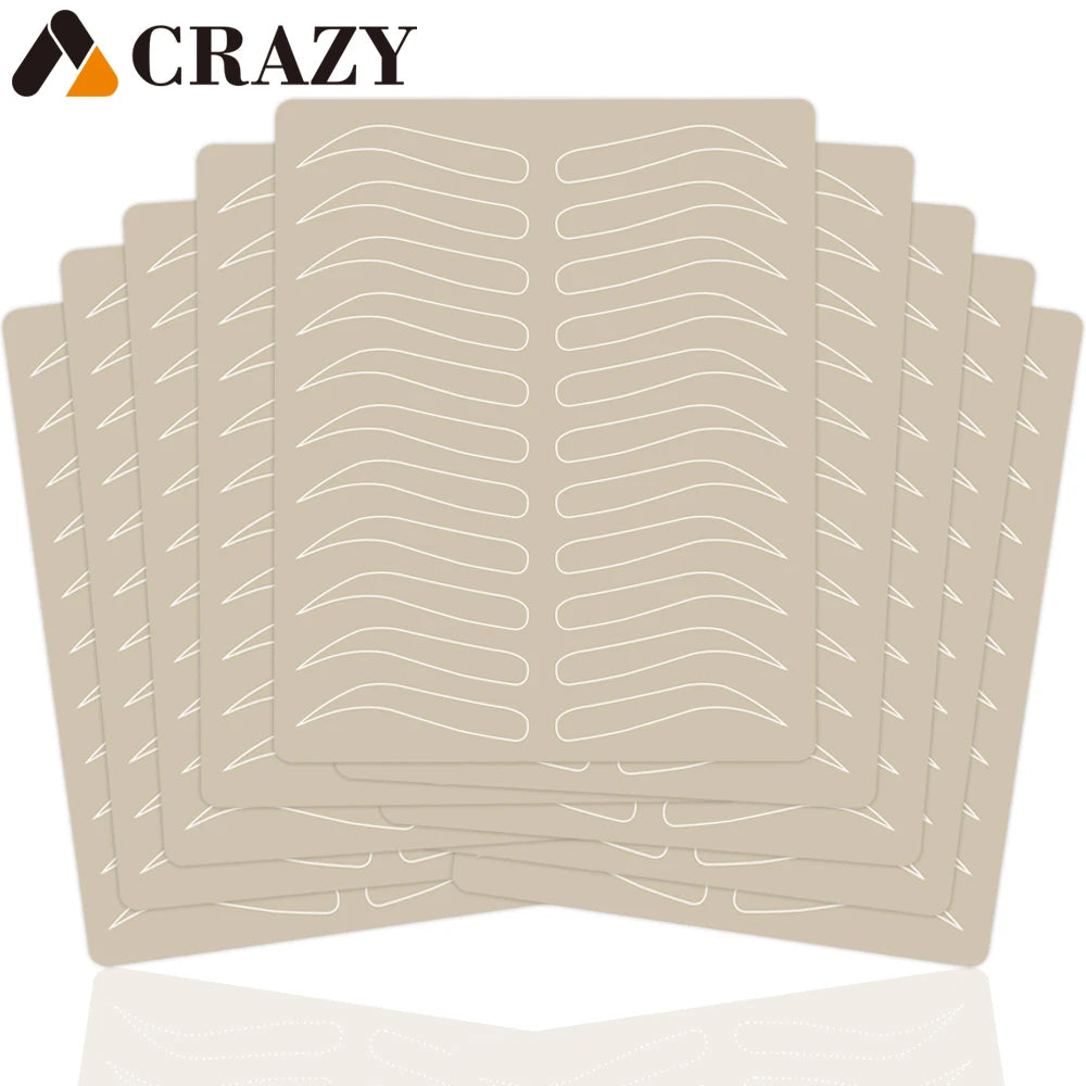 20/10/5/3/1Pcs Microblading Eyebrow Tattoo Practice Skin Eyebrow Permanent Makeup Supplies PMU Eyebrow Tattoo Training Skin