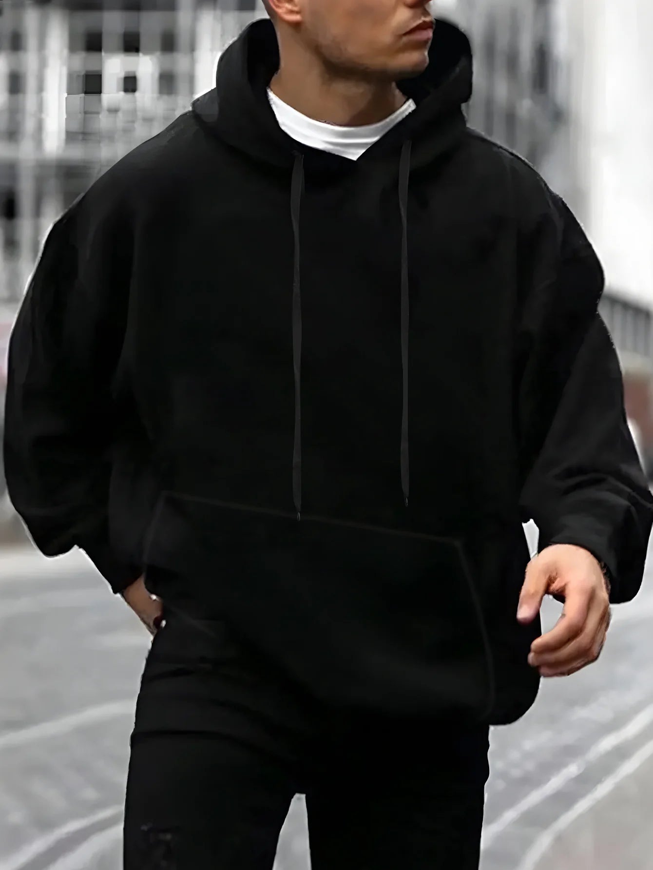 BETTER DAYS fashionable print MenS casual And Cozy Hoodies Trendy Long Sleeve Hooded Sweatshirt Casual versatile Top For Autumn