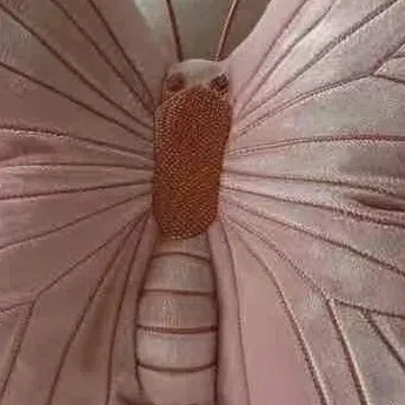 Butterfly Cushion Throw Pillow Pink Decorative Animal Pillow for Couch Living Room Bed Butterfly Decorations Pillow for Kids