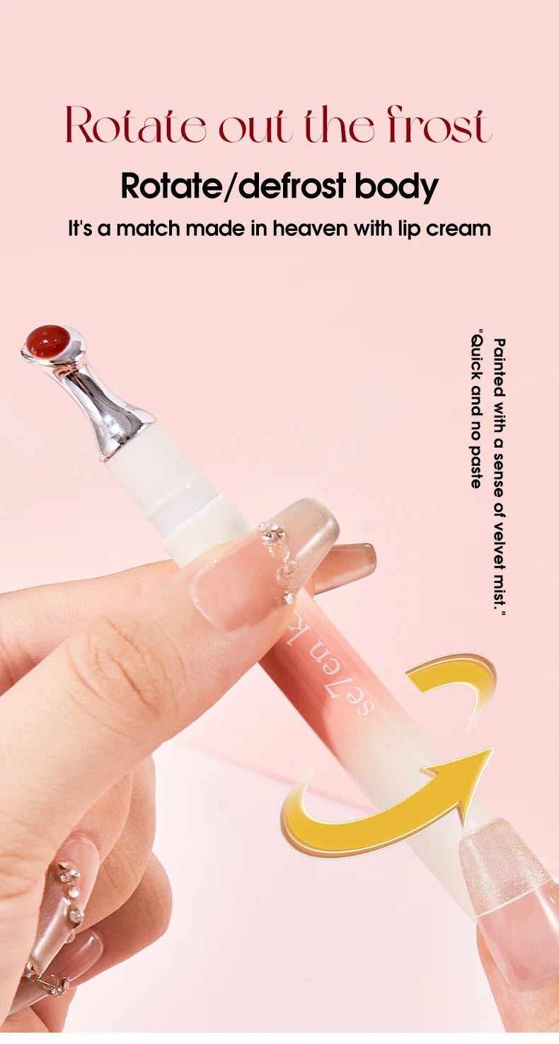 Velvet Soft Matte Lip Glaze Waterproof Long Lasting Moisturizing Non Transfer Lipstick Makeup Cosmetics Beauty Health