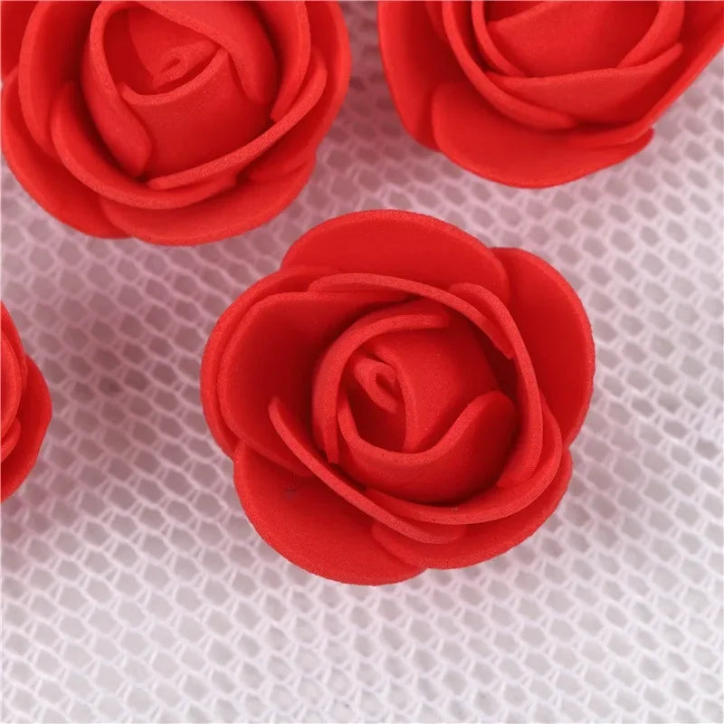 Artificial Rose Flower Heads Real Looking Foam Roses for DIY Wedding Baby Shower Centerpieces Party Home Decoration Wholesale