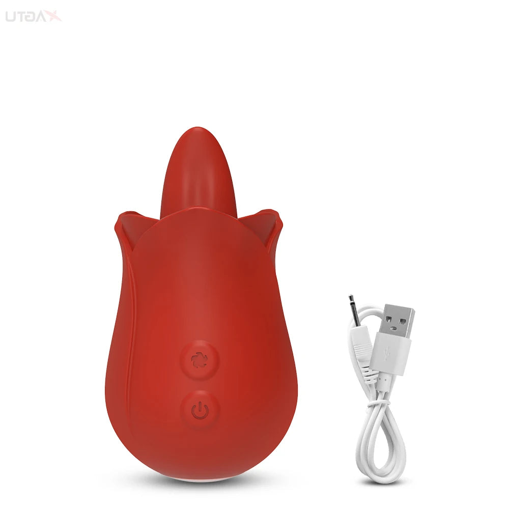 Tongue Licking Clit Vibrator for Women Swing Wiggle Clitoris Nipples Stimulator Female Masturbator Adult Goods Sex Toy for Women