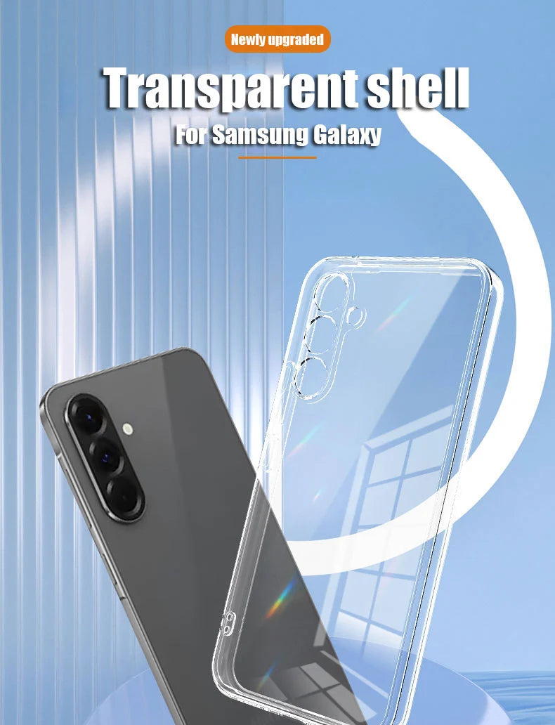 Clear Phone Case For Samsung Galaxy A16 A06 A26 A36 A56 A07 A17 Silicone Soft Cover For Samsung A05S A15 A25 A35 A55 A34 A54 A14