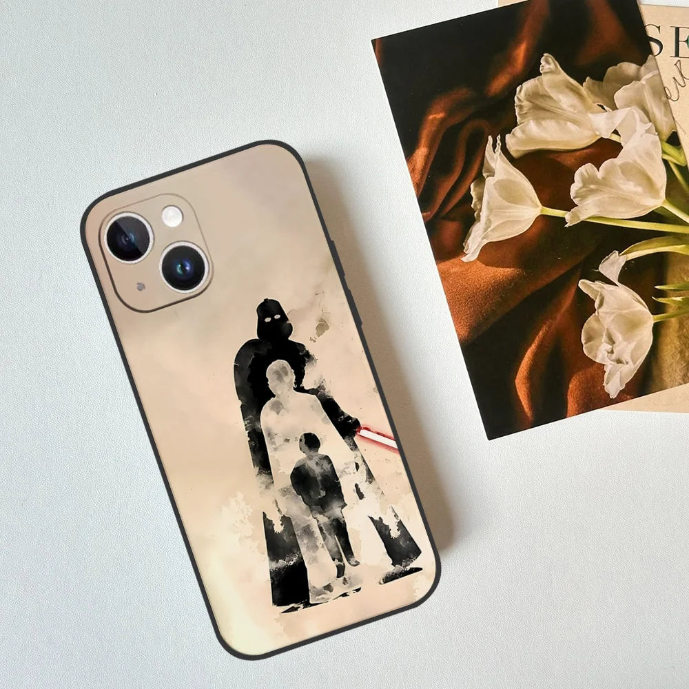 Cool A- Anakin S-Skywalker Phone Case For Iphone 16 15 11 13 14 Pro Max 7 8 Plus X Xr Xs Max 12mini Black Shell Cover Case