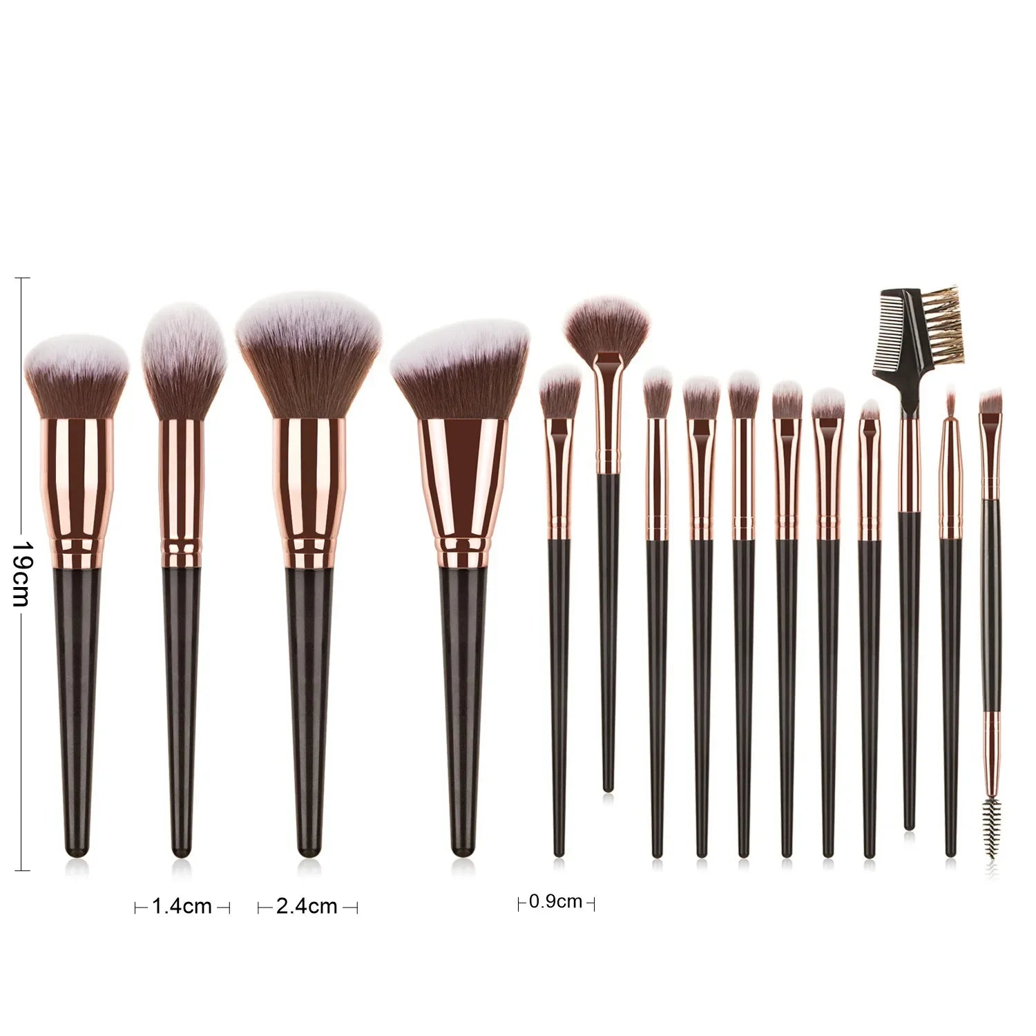 Makeup Brushes Set Face Eyes Make Up Brush Eyelash Eyeshadow Eyebrow Eyeliner Foundation Powder Blush Highlight Lips Brush