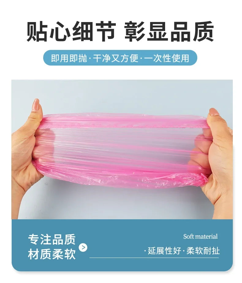 Disposable Shower Cap Covers Sauna Accessories Transparent and Waterproof Disposable Hair Caps Bathroom Products Home