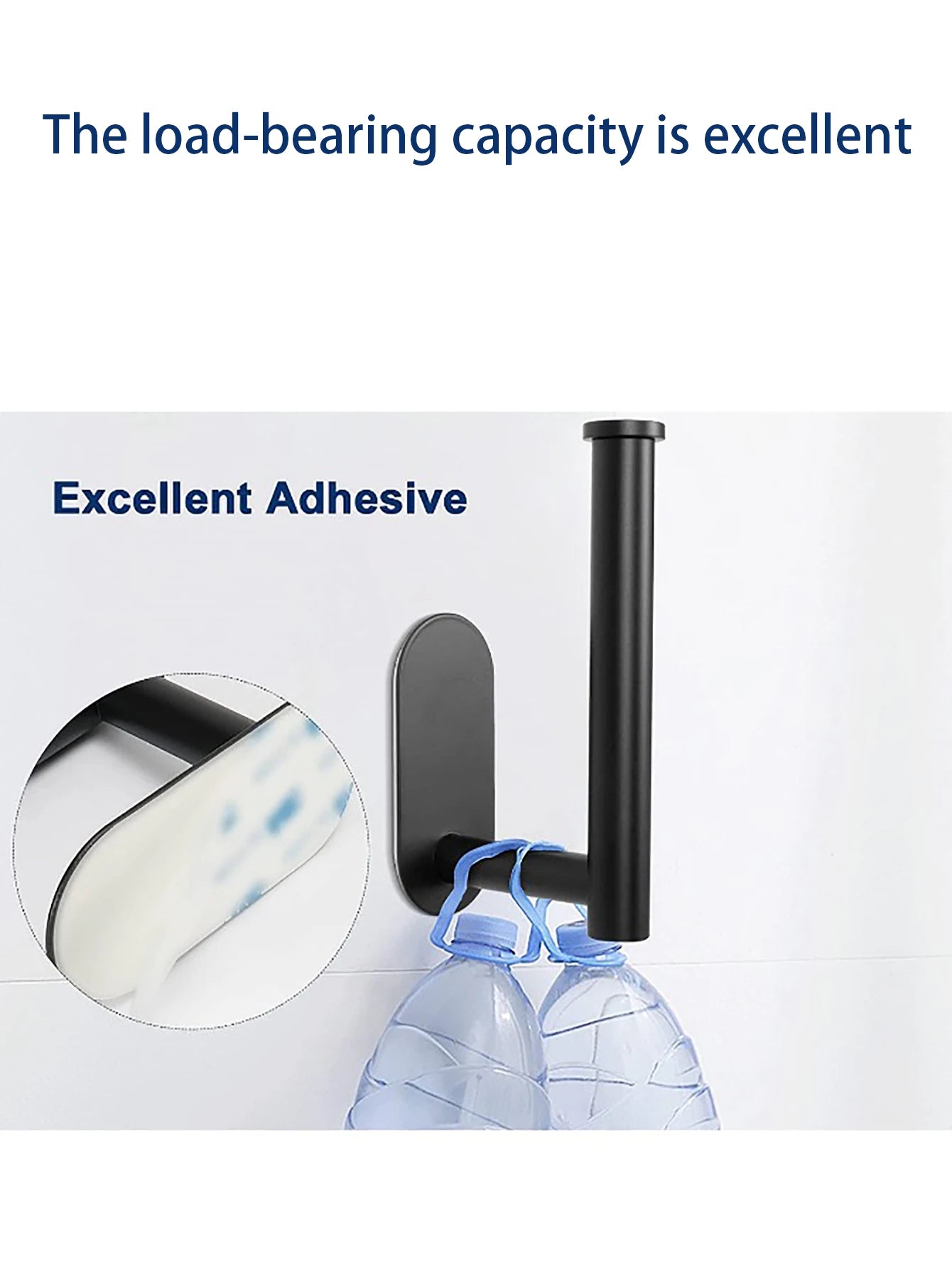 Kitchen Paper Towel Holder Adhesive Tissue Hanger Toilet Roll Paper Dispenser Cabinet Storage Napkin Rack Bathroom Accessories