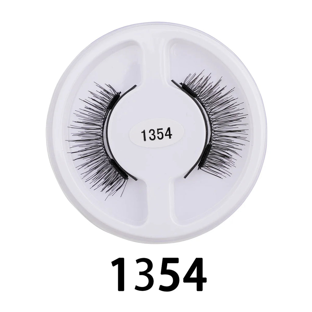 YSDO Upgrade Magnetic False Eyelashes 5 pair Set Eyelash Extension 3D Natural Lashes 3-Step Press On Fake Lash Handmade EyeLash