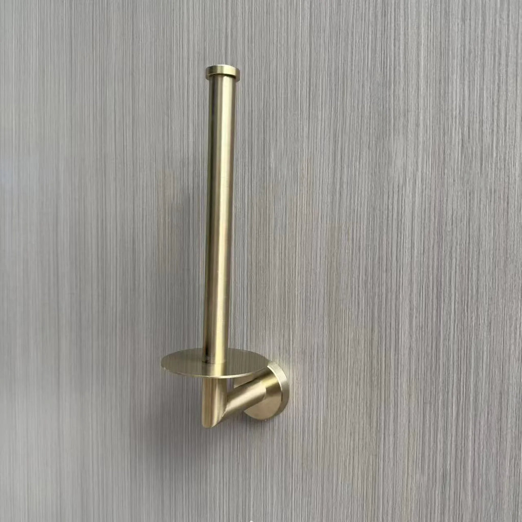 Gold Bathroom Wall Mounted 304 Stainless Steel Toilet Roll Paper Holder Organizers Rack Kitchen Napkin Dispenser Cabinet Storage