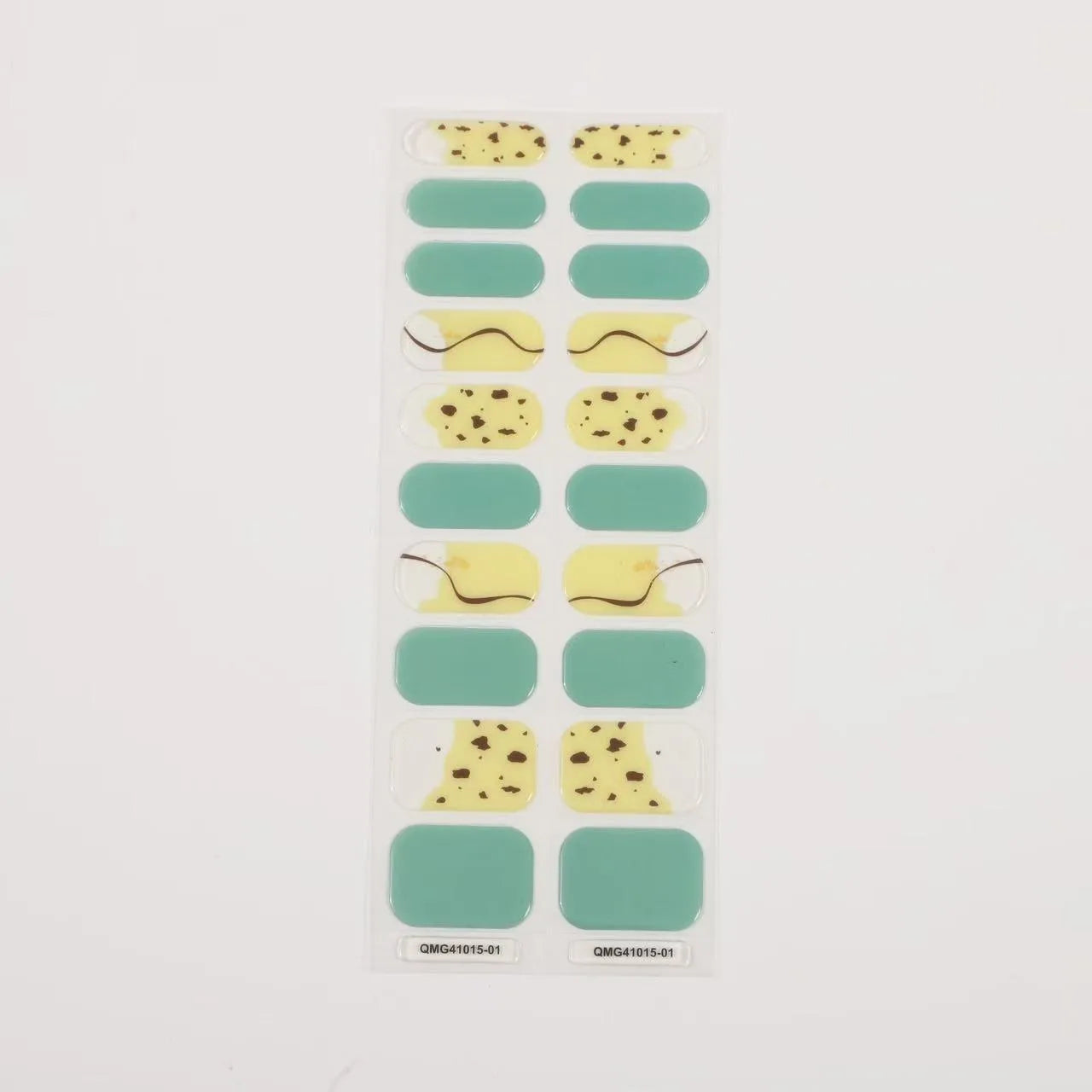 Semi-Cured Gel Nail Stickers Art Nail Decor Long-Lasting Solid Color Nail Strips UV Lamp Cured Manicure Gel Decal