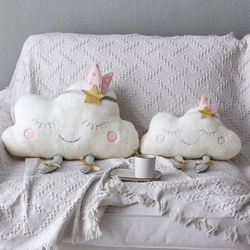Creative Sofa Cushion Cloud Pillow Kids Girl Room Decor Baby Sleeping Appease Doll Home Sofa Cartoon Pillow Cute Cushion
