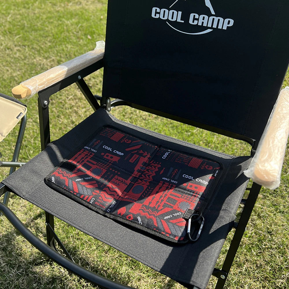 Seat Cushion Outdoor Portable Waterproof Oxford Cloth Beach Mat Comfort Foldable Seat Foam Pad For Outdoor Activities Camping