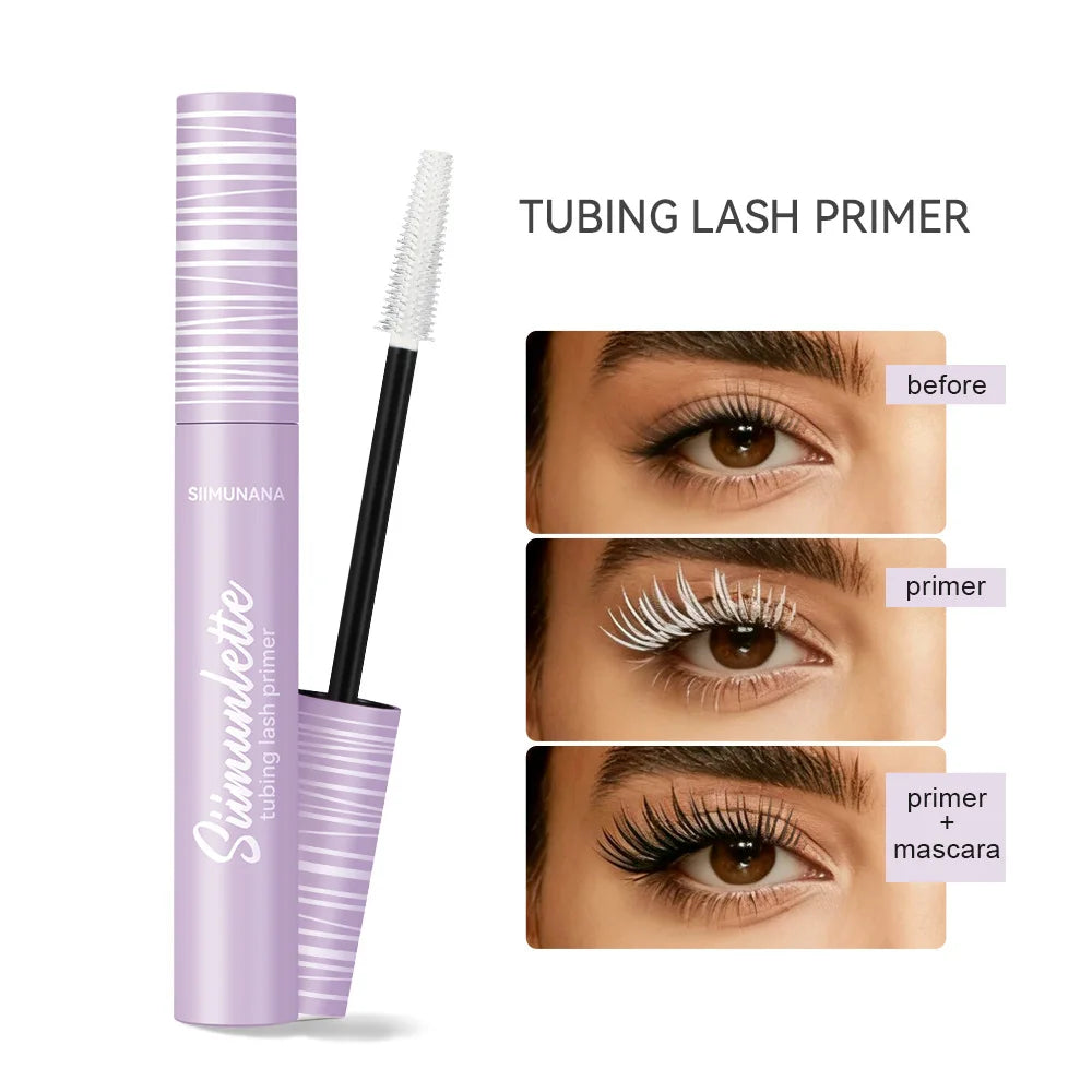 Tubular mascara waterproof, sweat-proof, non-smudge, long and curly eyeliner liquid combination set