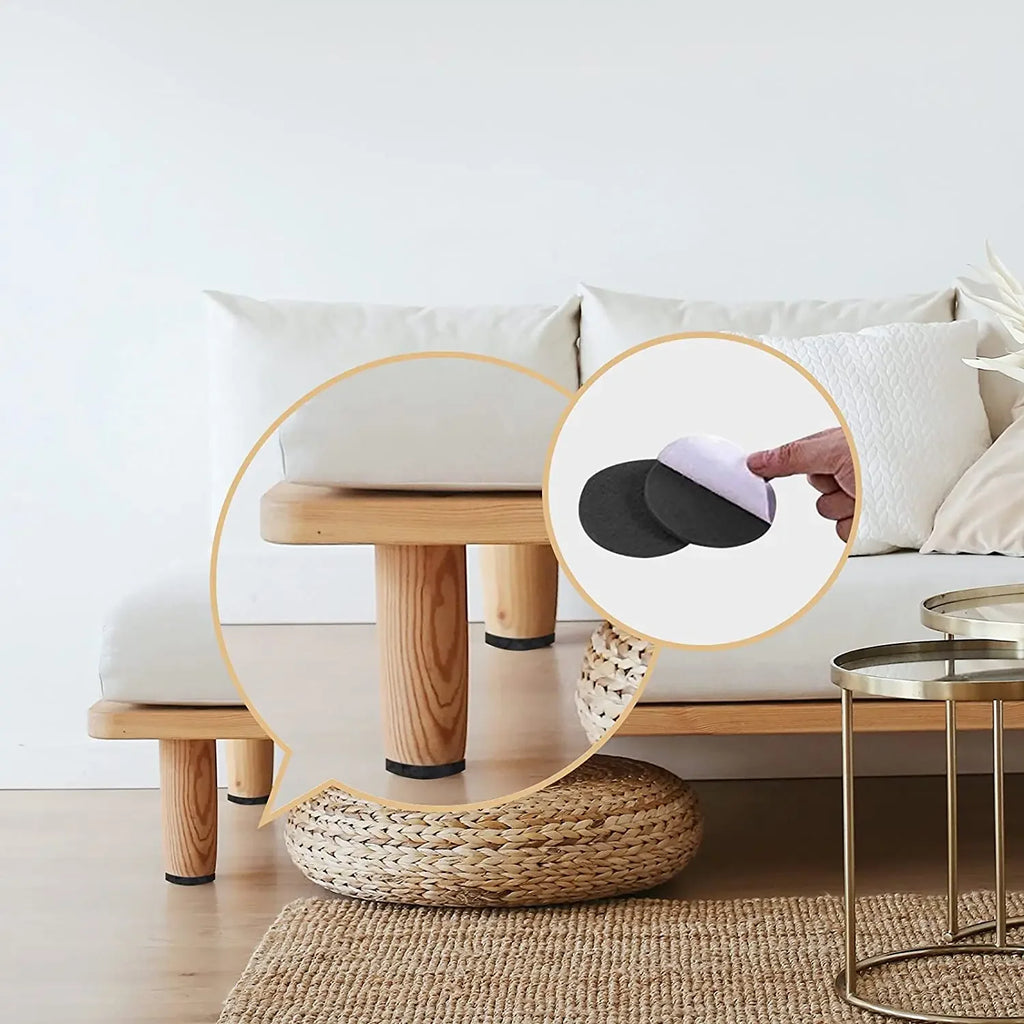 Self Adhesive Furniture Felt Sheets Anti Scratch Felt Pad Hardwood Floor Protector Cuttable DIY Shape Felt Mat for Table Chair