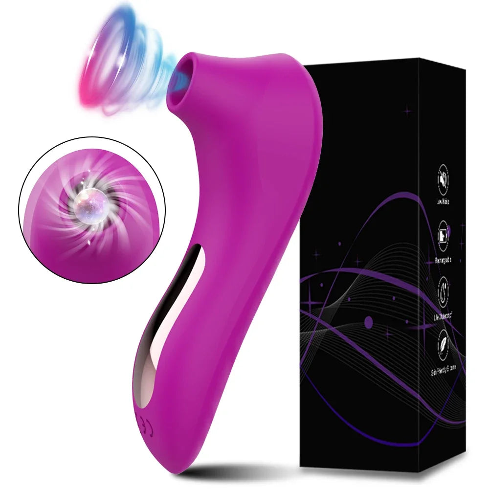 Adult Supplies Sucker Clitoris Sucking Vibrator Female Clit Oral Stimulator Nipple Vagina Sex Toys for Women Masturbator Product