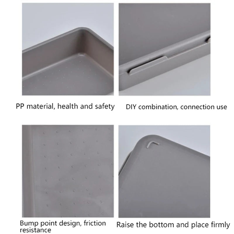 13Pcs Drawer Organizers Separator for Home Office Desk Stationery Storage Box for Kitchen Bathroom Makeup Organizer Boxes