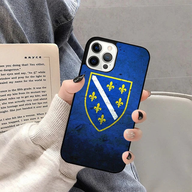 Bosnia and Herzegovina Flag Mobile Case For iPhone 17 Air 16 15 12 Pro Max 13 11 14 Pro Max Max SE2020 Plus Phone Cover