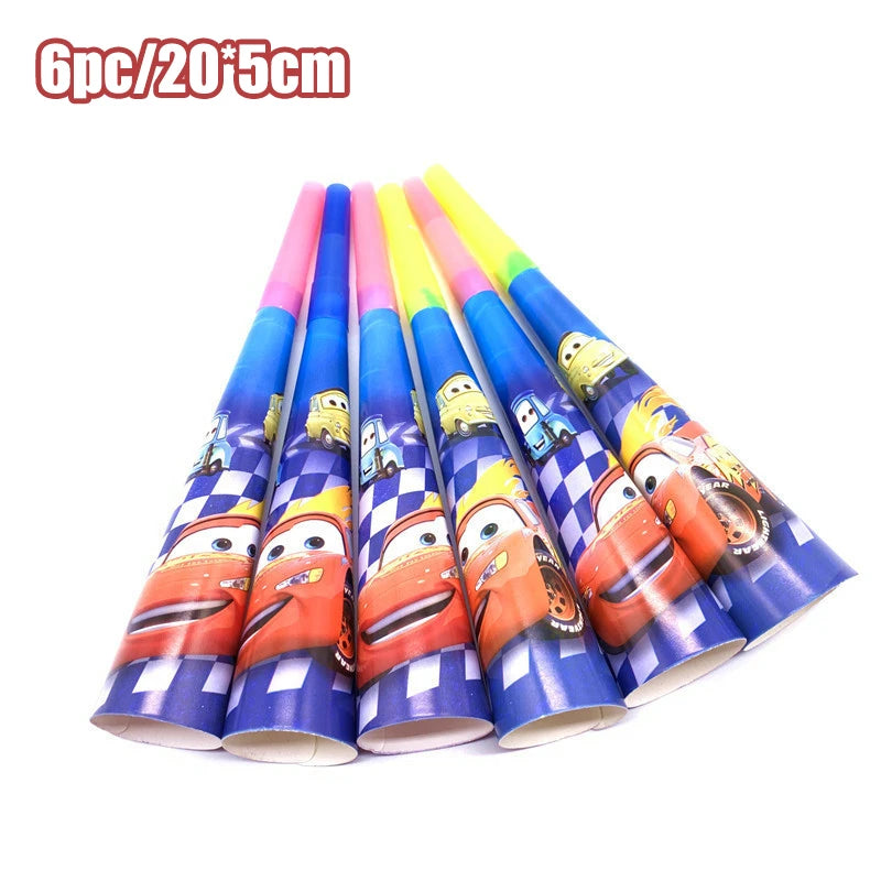 Disney Cars Birthday Decoration Cartoon Lightning Mcqueen Party Paper Plates Napkins Cups Balloon Event Supplies Baby Shower Kid
