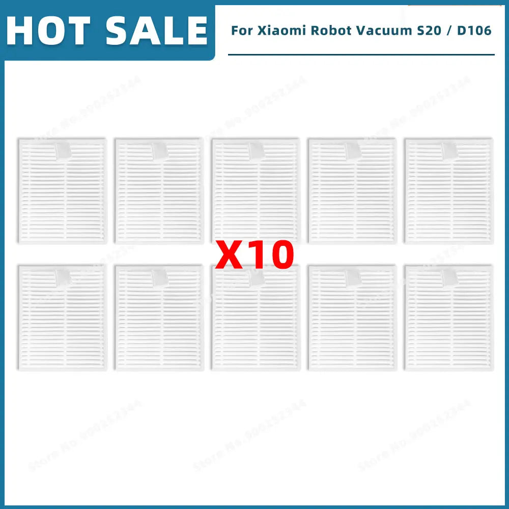 Compatible For Xiaomi Robot Vacuum S20 / D106 Replacement Parts Accessories Main Side Brush Mop Cloth Filter