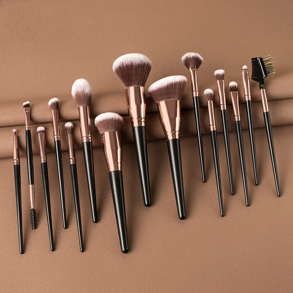 Makeup Brushes Set Face Eyes Make Up Brush Eyelash Eyeshadow Eyebrow Eyeliner Foundation Powder Blush Highlight Lips Brush