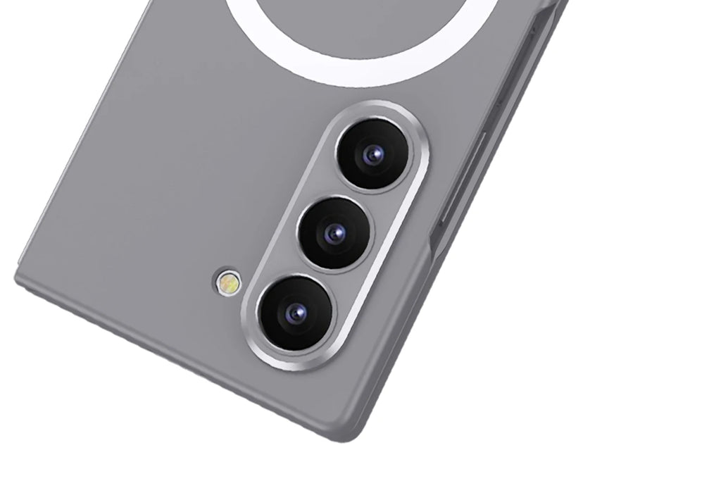 Magnetic Wireless Charging Phone Case For Samsung Galaxy Z Fold 7 6 5 Ultra-thin With Glass Film Z Fold7 Fold6 Protective Cover