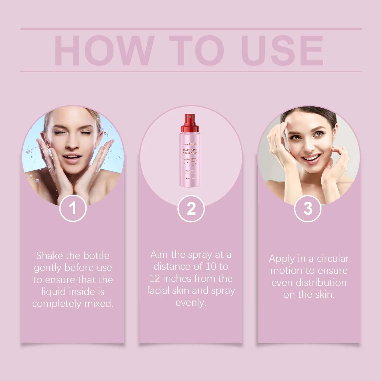 Makeup Fixer Spray Waterproof Moisturizing Face Make up Lasting Oil Control Natural Matte Refreshing Makeup Setting Spray