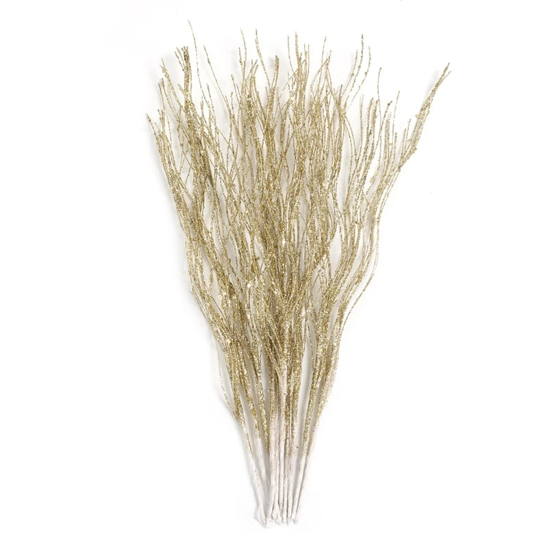 5Pcs Glitter Artificial Berry Bouquet Christmas Tree Ornament for Home Decor New Year 2026 Navidad DIY Wreath Gifts Accessories