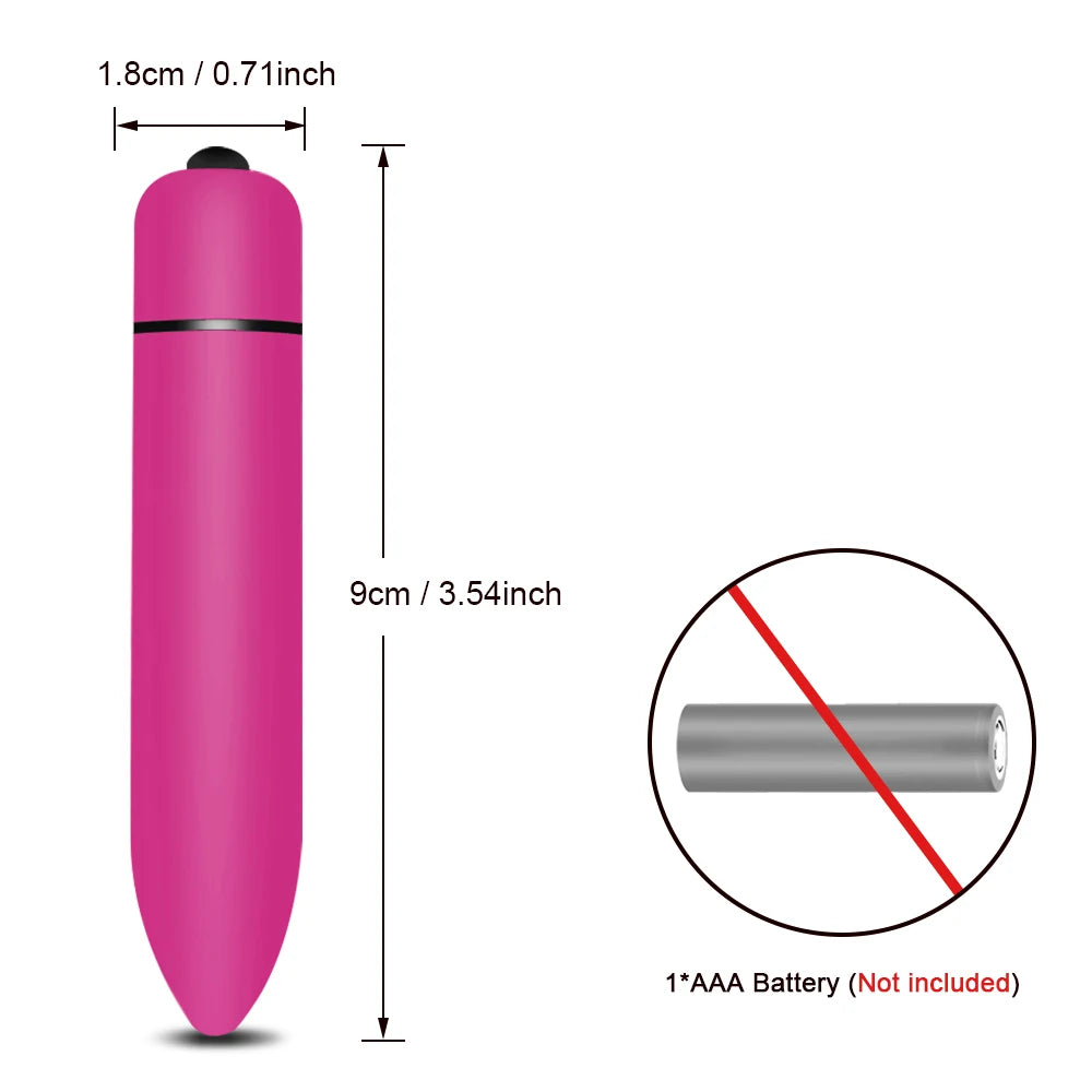 Mini Bullet Vibrator for Women Masturbation G Spot Clitoris Anal Vibration Stimulator for Women Massager Adult Sex Toys