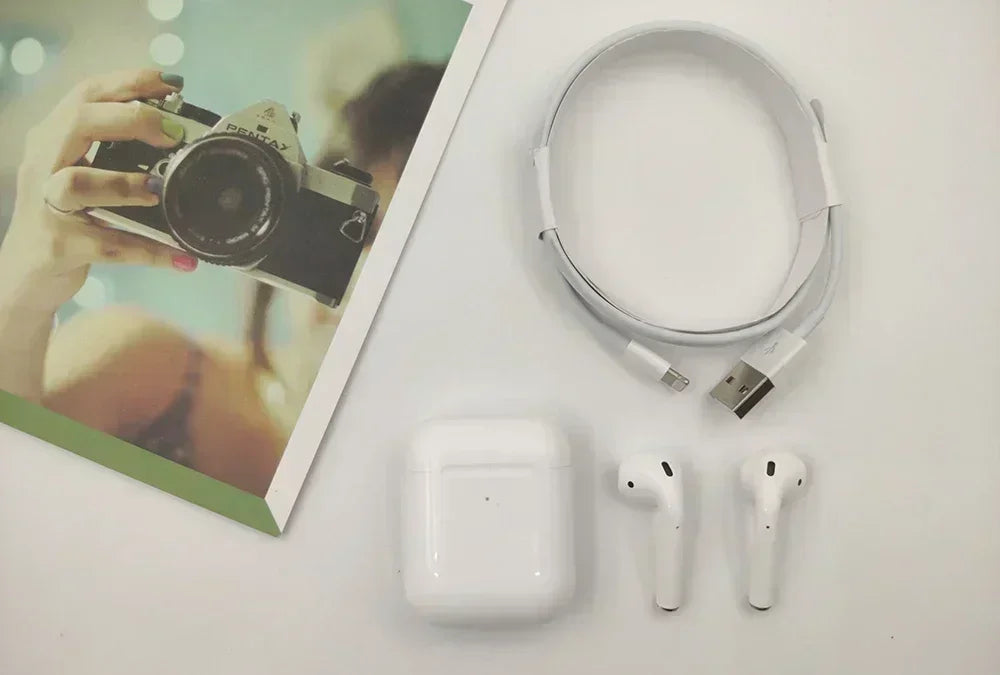 2025 Original Wireless Bluetooth Earbuds with Active Noise Cancellation & Charging Case for iOS & Android Phones