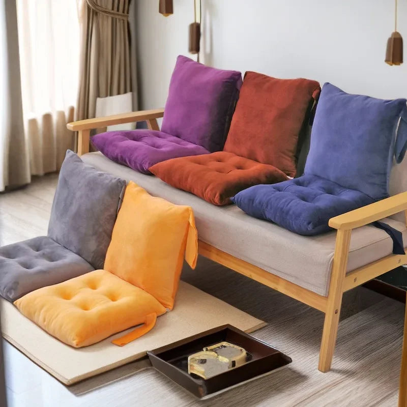 40X80CM Recliner Chair Seat Cushion - With Back Support Indoor Outdoor Pad Garden Patio Home Office Sofa Buttocks Comfort Mat