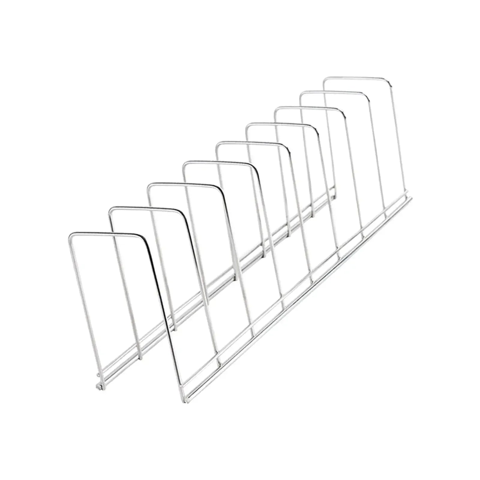 Stainless Steel Dish Storage Rack Lid Holder for Kitchen Cabinet Dining Room Restaurant Utensils Drainer Rack Multipurpose Plate