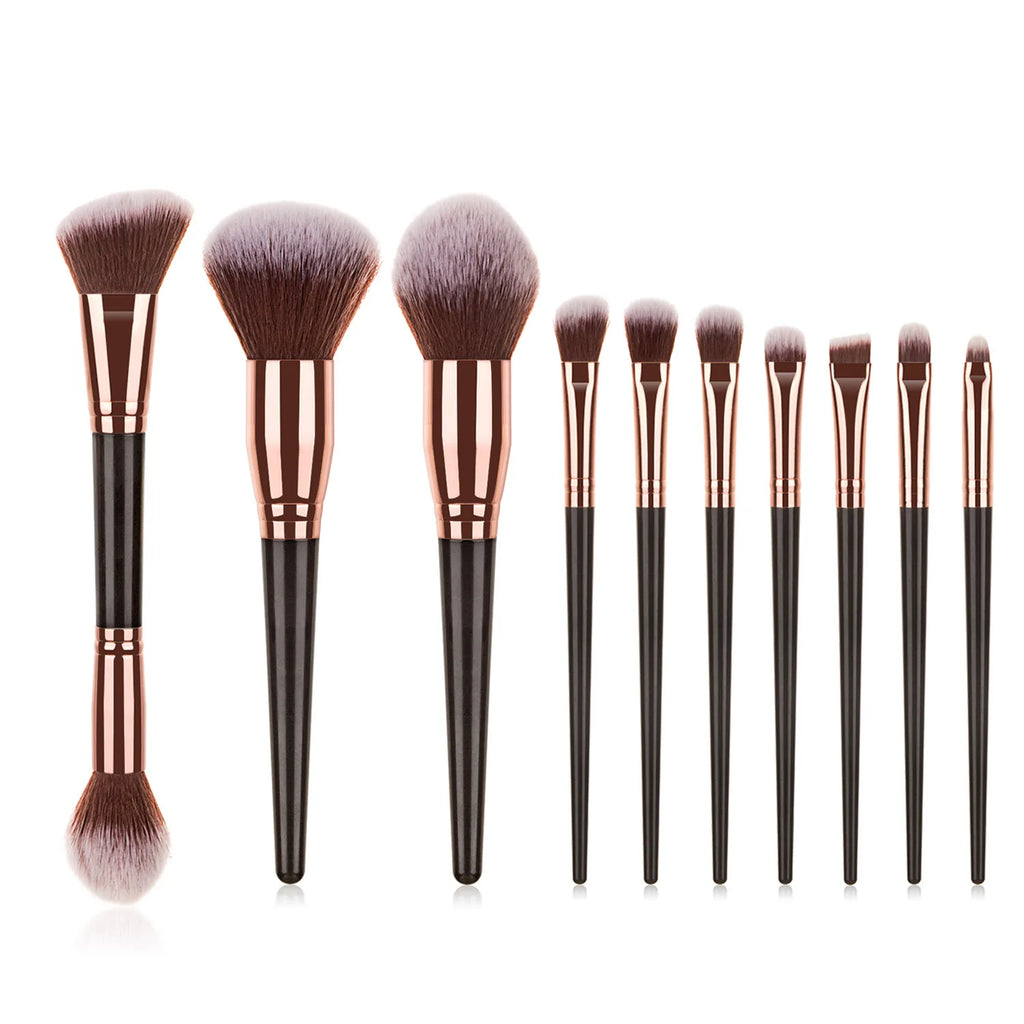 Makeup Brushes Set Face Eyes Make Up Brush Eyelash Eyeshadow Eyebrow Eyeliner Foundation Powder Blush Highlight Lips Brush