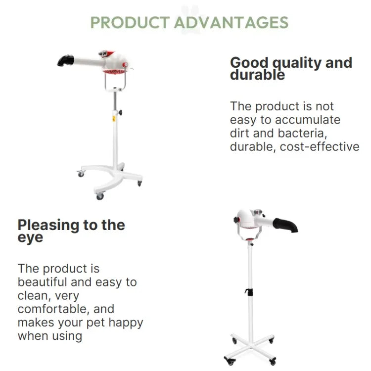 Professional Manufacture Pet Hair Pulling Machine Hair Dryer Blow Dryer Vertical Negative Ion Dog Cat Styling Hair-