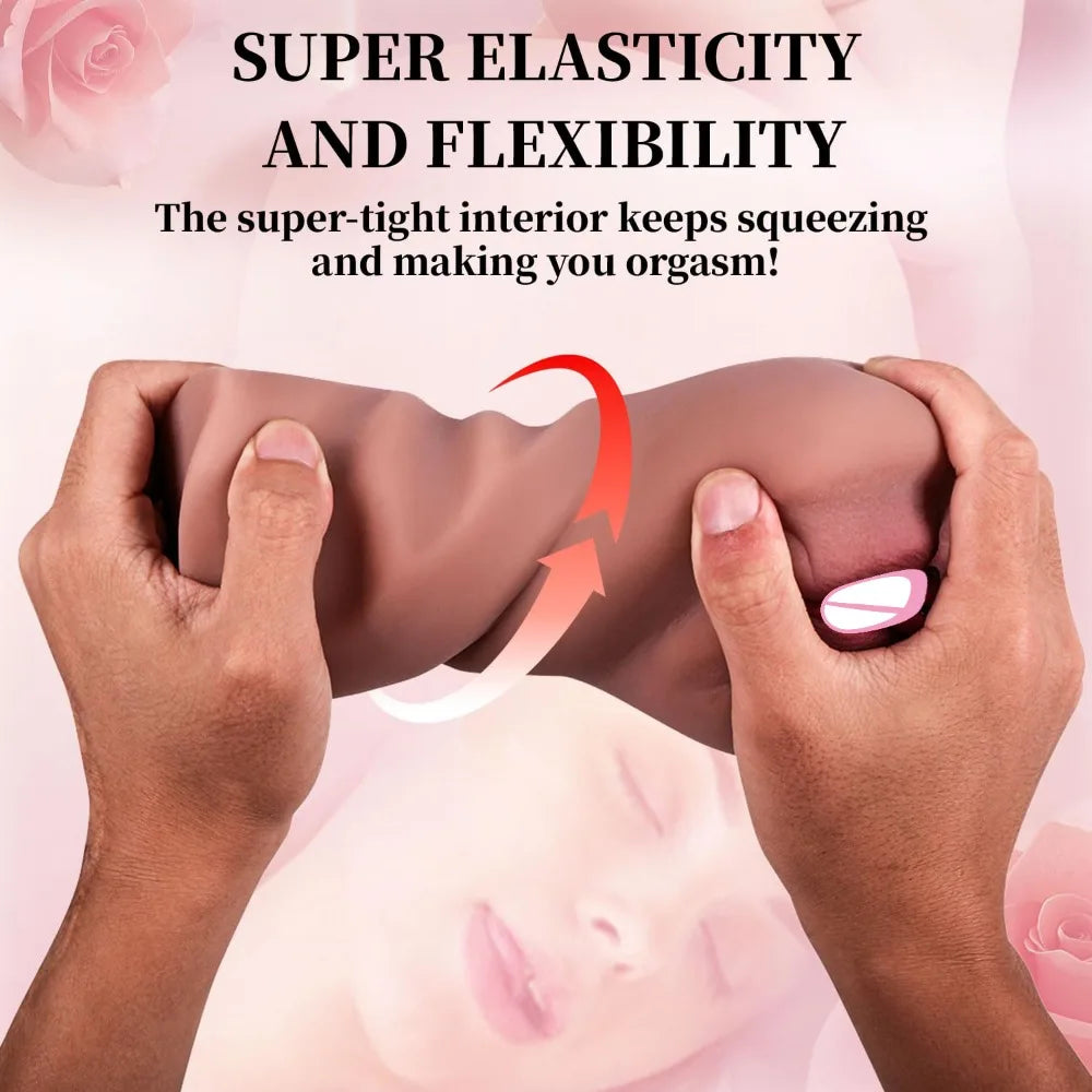 Super Realistic Vagina Anal Male Masturbator Qualitative Materials Masturbation Cup Sex Doll Pocket Pussy 18+ Sex Toys For Men