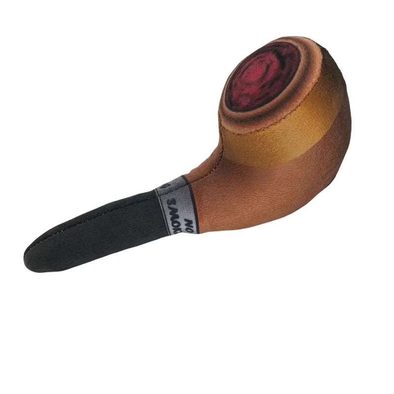 Stuffed Raw Dog Bite Toy Joint Cigarette Case Plush Cigar Funny Interactive Puppy Dog Chew Squeak Toys Cigarettes Toy for A Dog