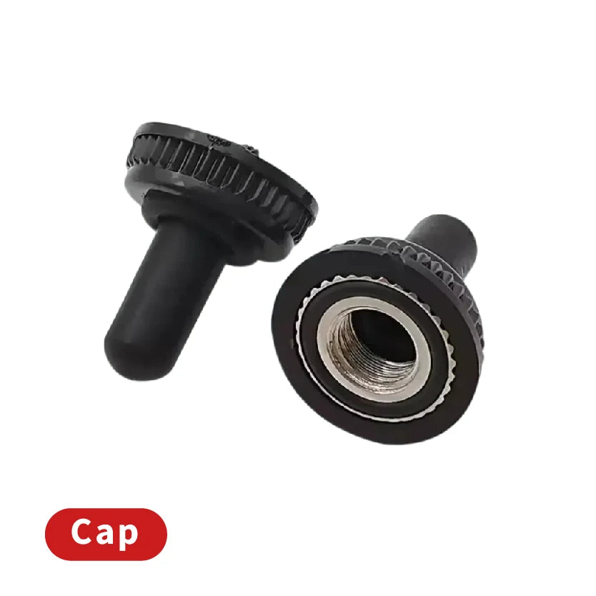 Mini Toggle Switches 6mm SPDT ON-OFF-ON 3/6 Pin with Sealed Caps for DIY Electronics and Control Panels