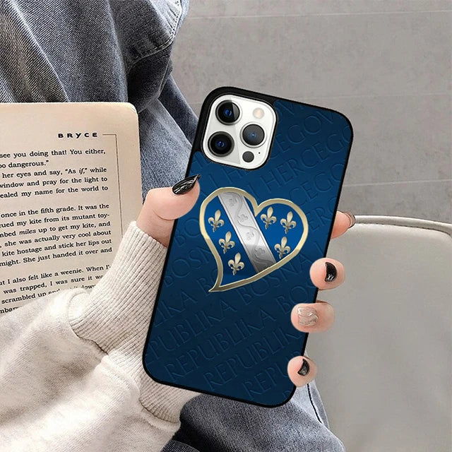 Bosnia and Herzegovina Flag Mobile Case For iPhone 17 Air 16 15 12 Pro Max 13 11 14 Pro Max Max SE2020 Plus Phone Cover