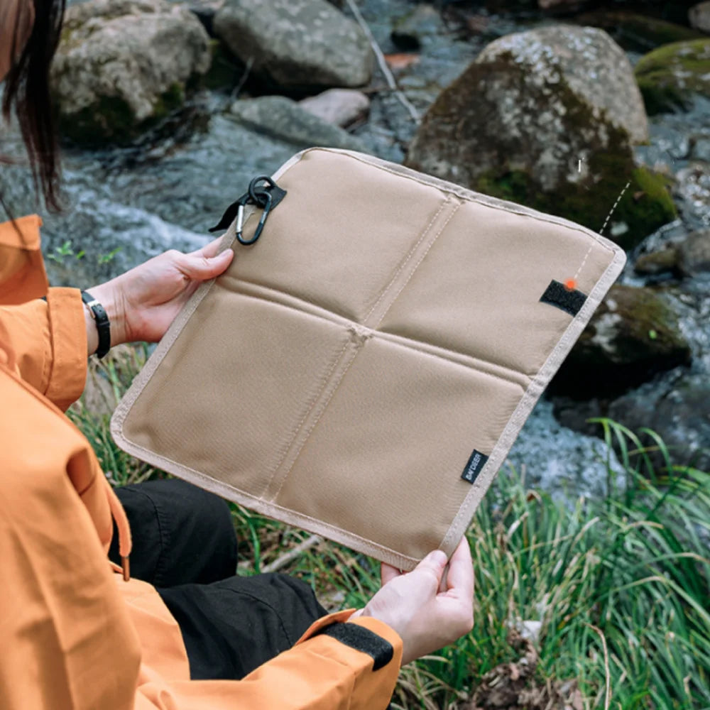 Seat Cushion Outdoor Portable Waterproof Oxford Cloth Beach Mat Comfort Foldable Seat Foam Pad For Outdoor Activities Camping