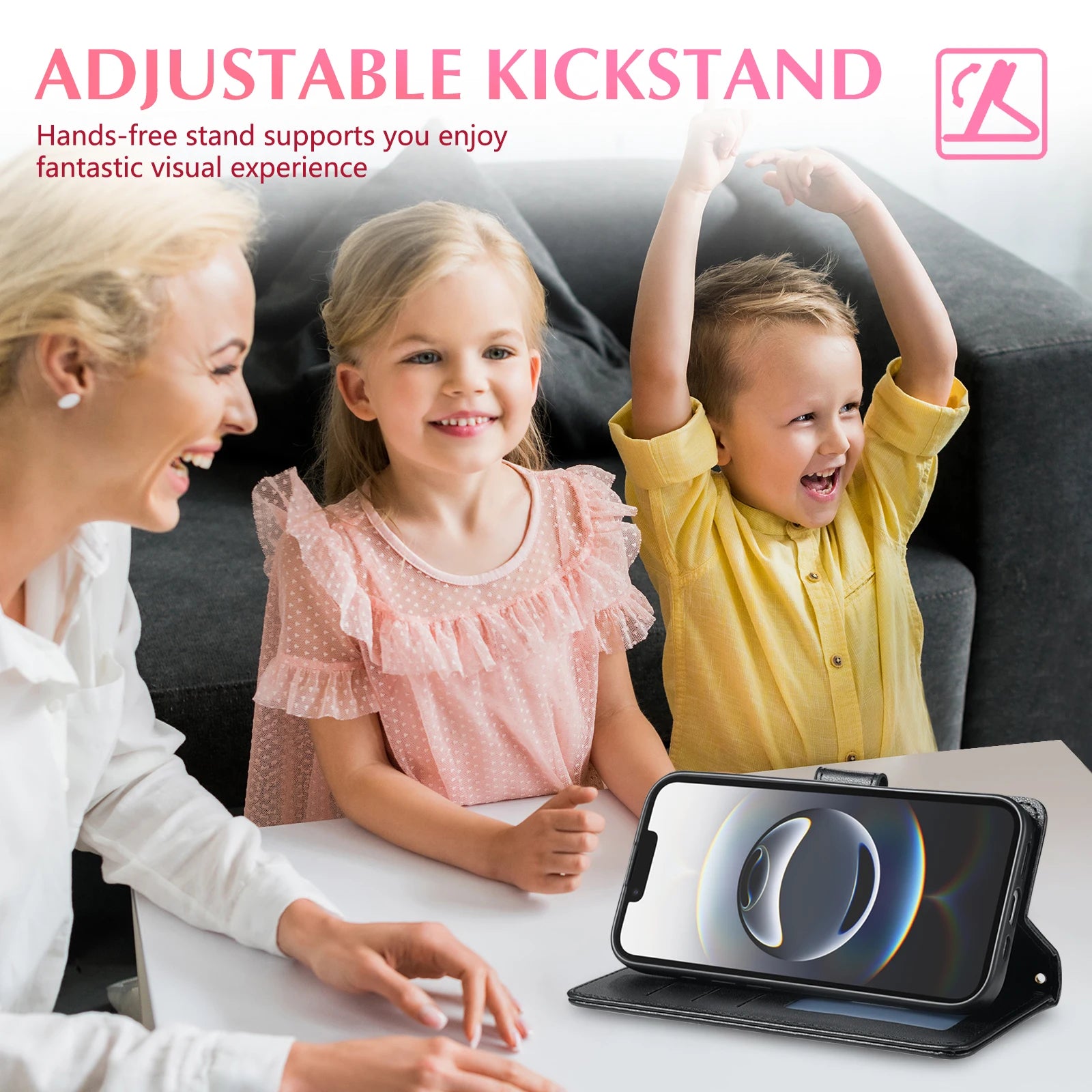 Strap 3D Leather Phone Wallet Case Book For Samsung Galaxy S25 S24 S23 S22 S21 S20 A06 A16 A26 A36 A56 A15 A35 A55 A54 A53 Cover