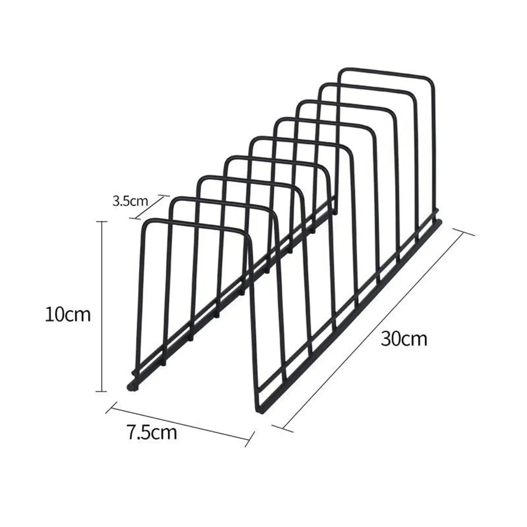 Stainless Steel Dish Storage Rack Lid Holder for Kitchen Cabinet Dining Room Restaurant Utensils Drainer Rack Multipurpose Plate